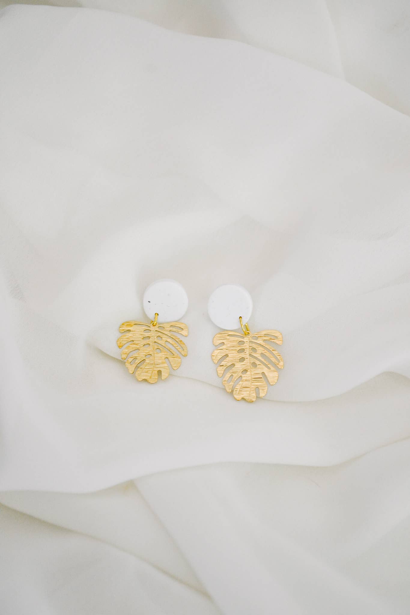 Monstera Earrings