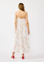 Smocked Spaghetti Strap Tiered Ruffle Maxi Dress