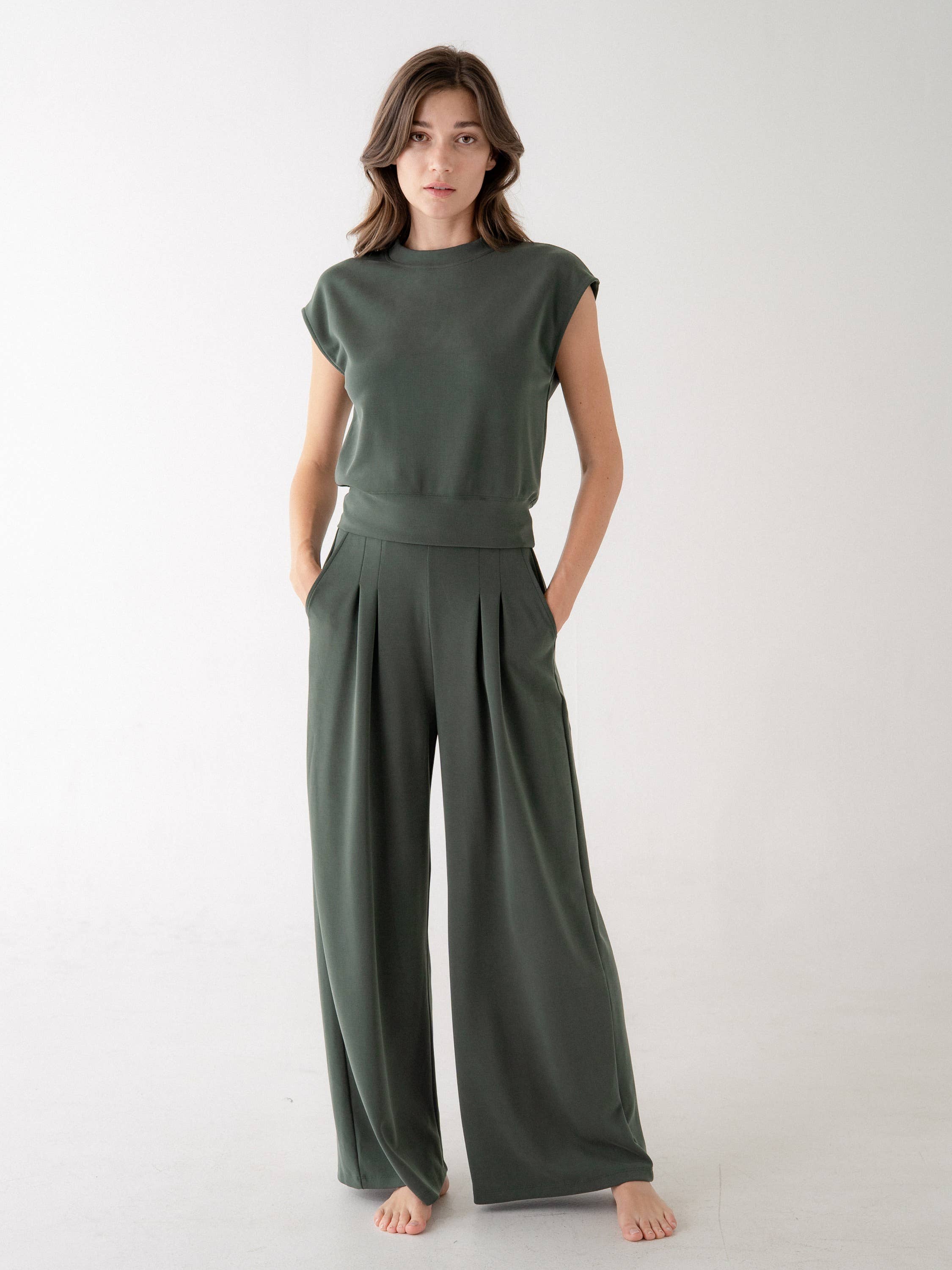 Cap Sleeve Lounge Top