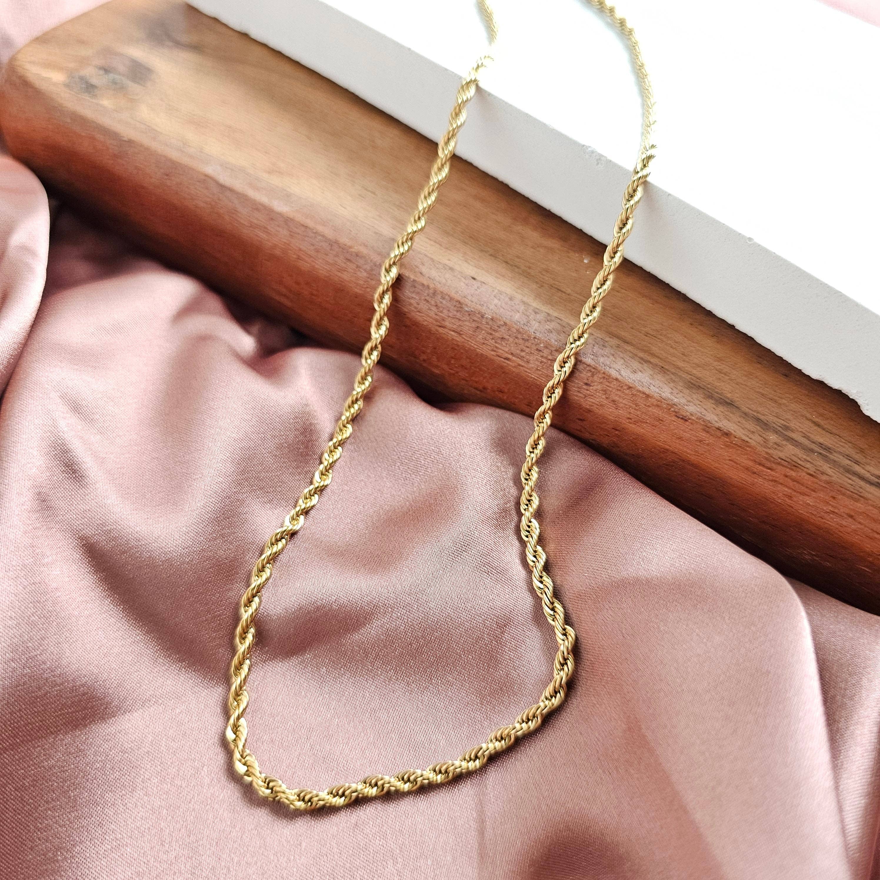 Luxe Gold Rope Chain - 16"
