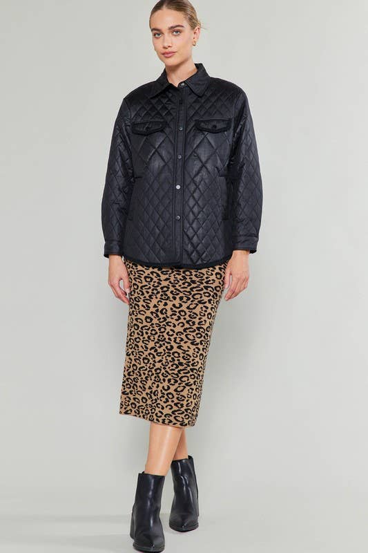 Diamond Shaped Quilting Jacket