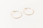 Minimal Hoops (1 inch) Earrings