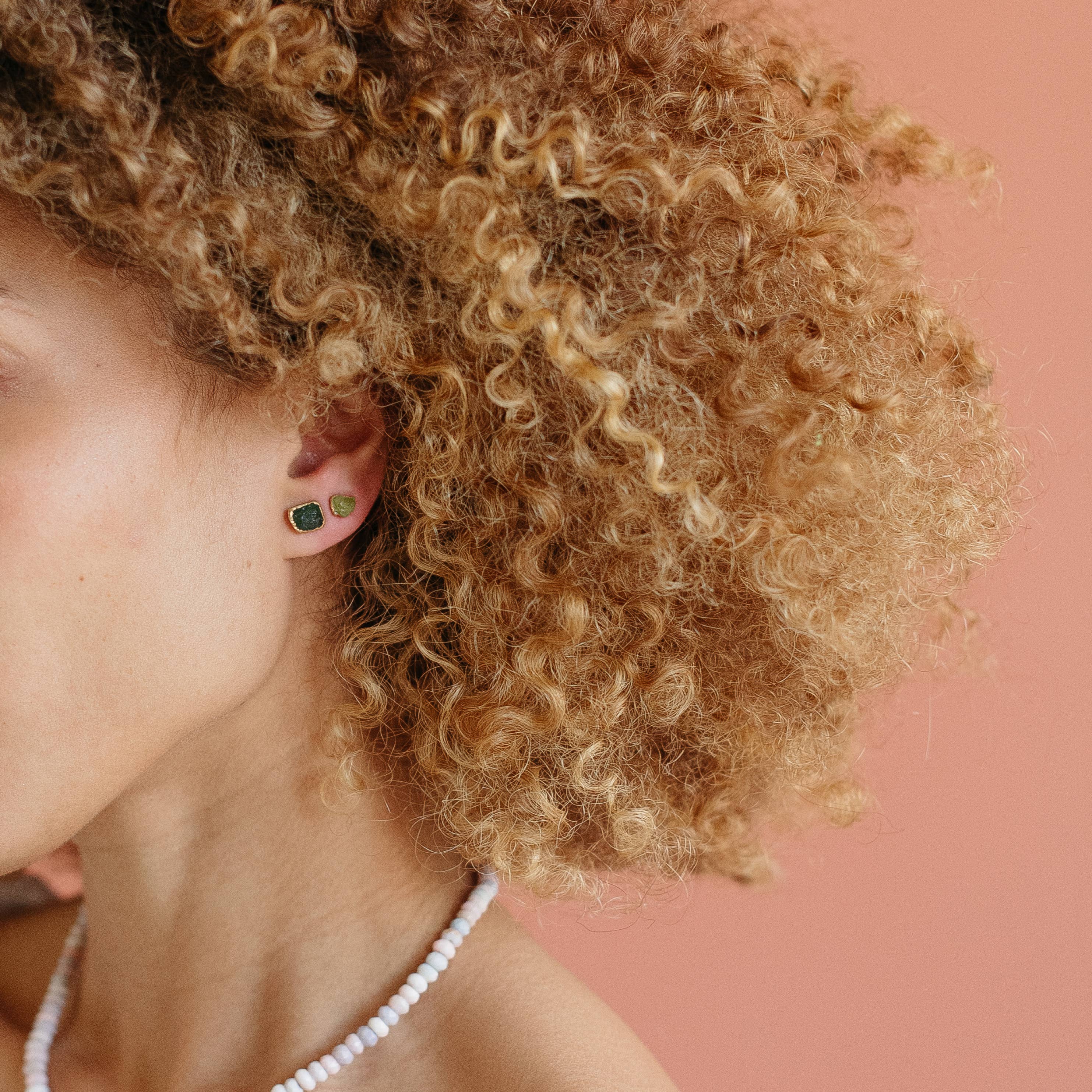 Peridot Stud Earrings