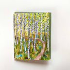 Mountain Art Notecards: Aspen Lane