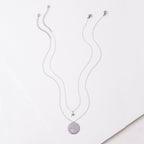 Community Silver Starfish Pendant Necklace Set