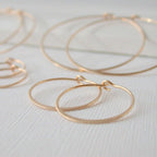 Classic Round Hoop Earrings