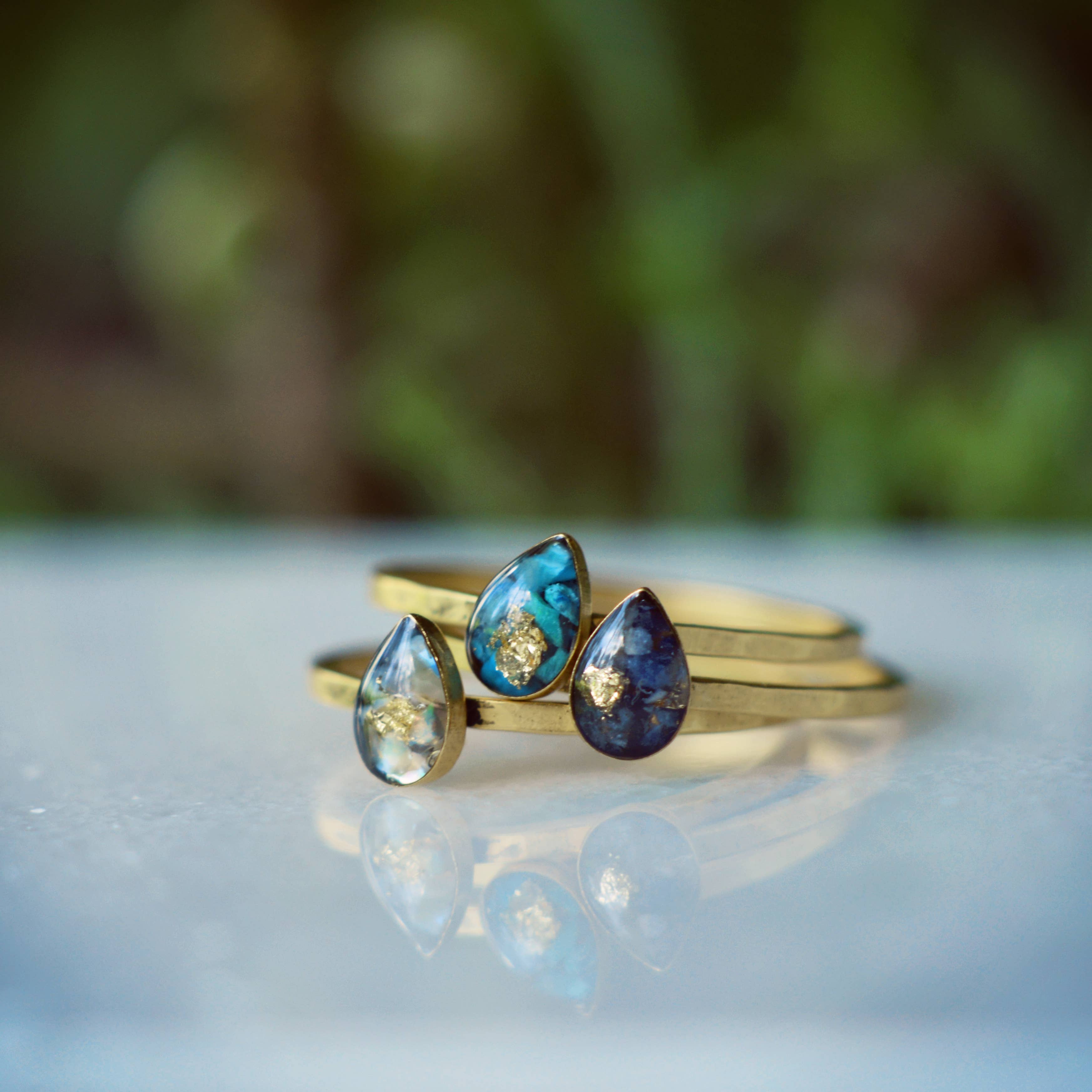 The Tiny Teardrop Ring