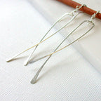 Angled Crisscross Earrings