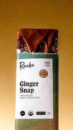 70% Ginger Snap Chocolate