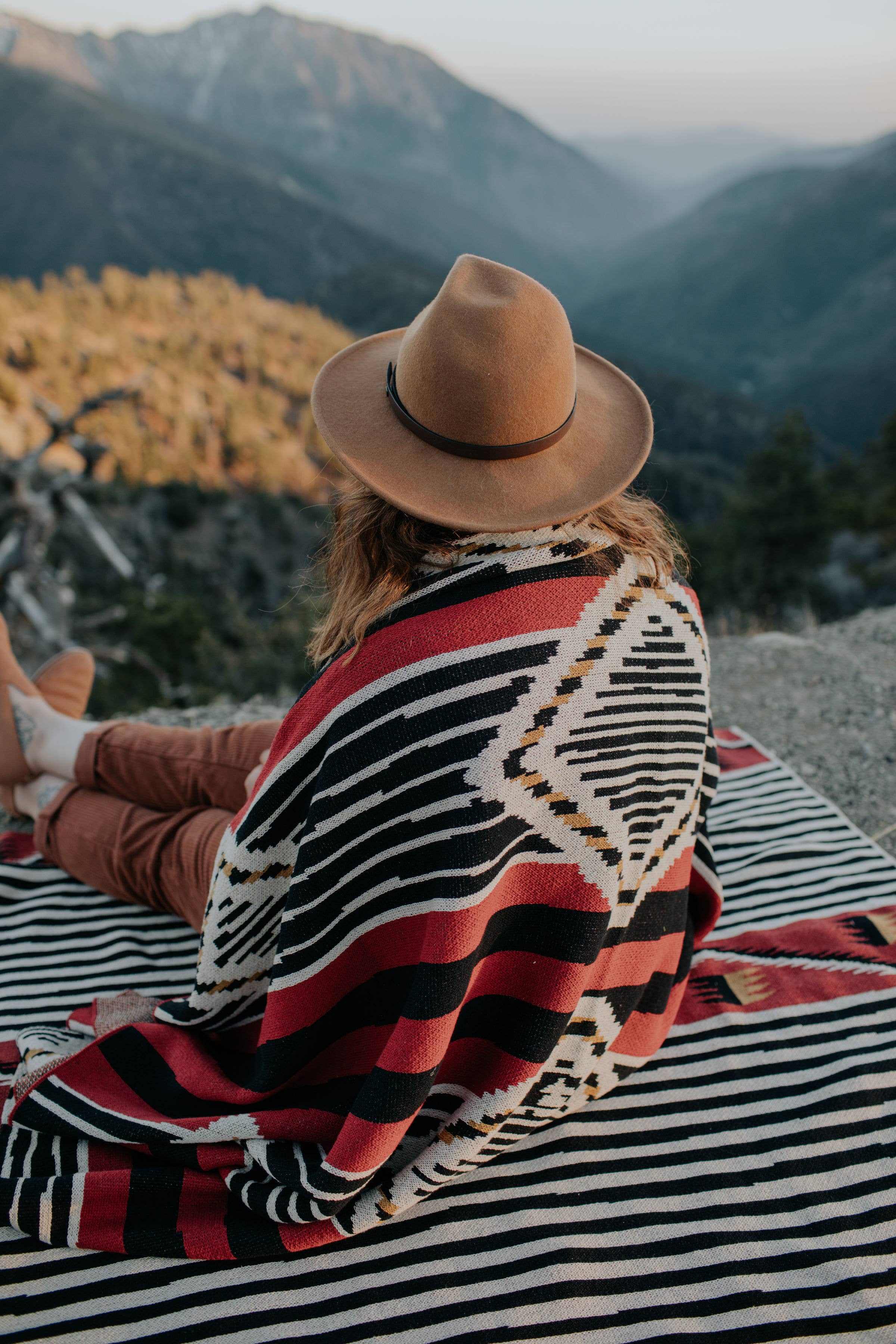 Terra Throw Blanket- Red
