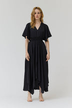 UNBALANCED SKIRT MAXI DRESS
