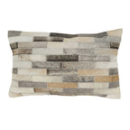 Textured Hair On Leather Throw Pillow