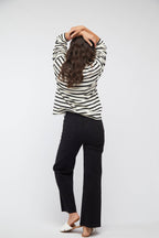 Aberdeen Ankle Crop High Rise Jean, Black