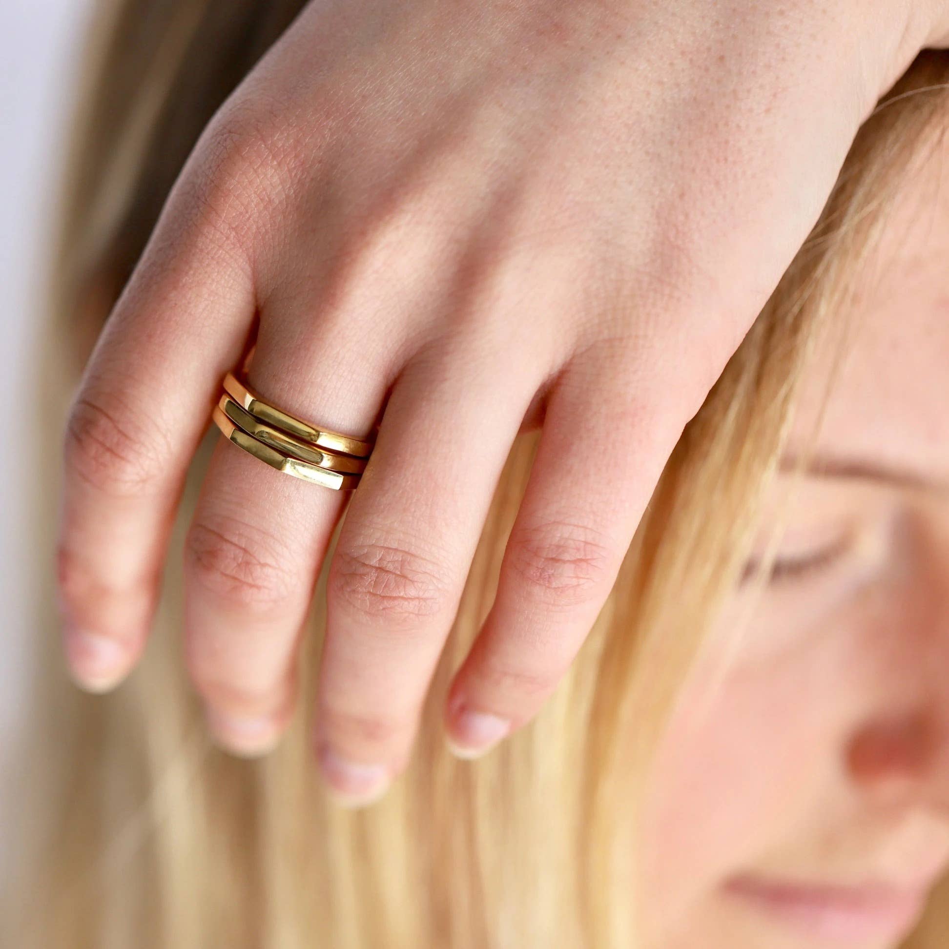 Pembe Stack Ring