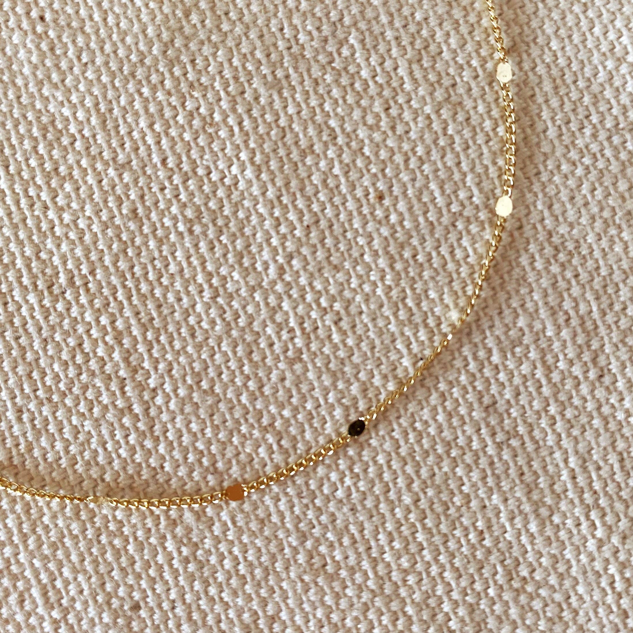 Curb Bracelet With Pressed Details