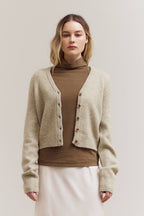V-NECK SWEATER CARDIGAN