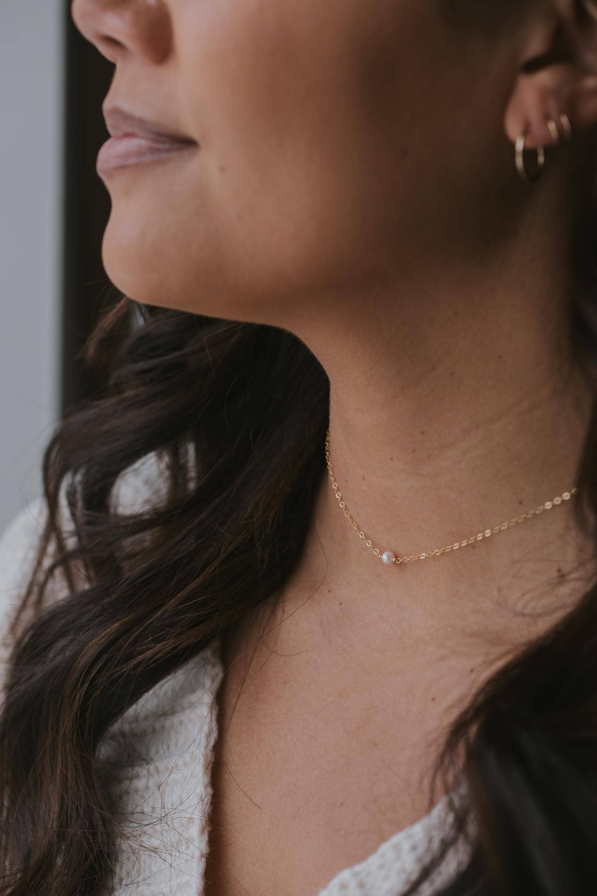Tiny Freshwater Pearl Necklace