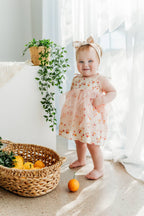 Taya Fruit Smocked Baby Tutu Dress + Bloomer (Organic)