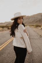 Two-Toned Vegan Suede Hats
