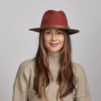 Wool Felt Leather Outdoor Fedora Style - Summit