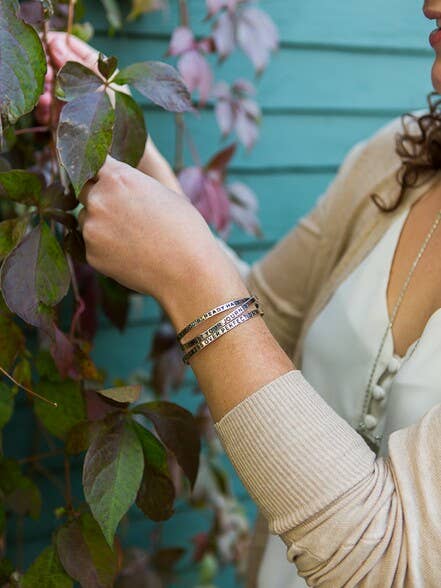 Progress Over Perfection Cuff Bracelet