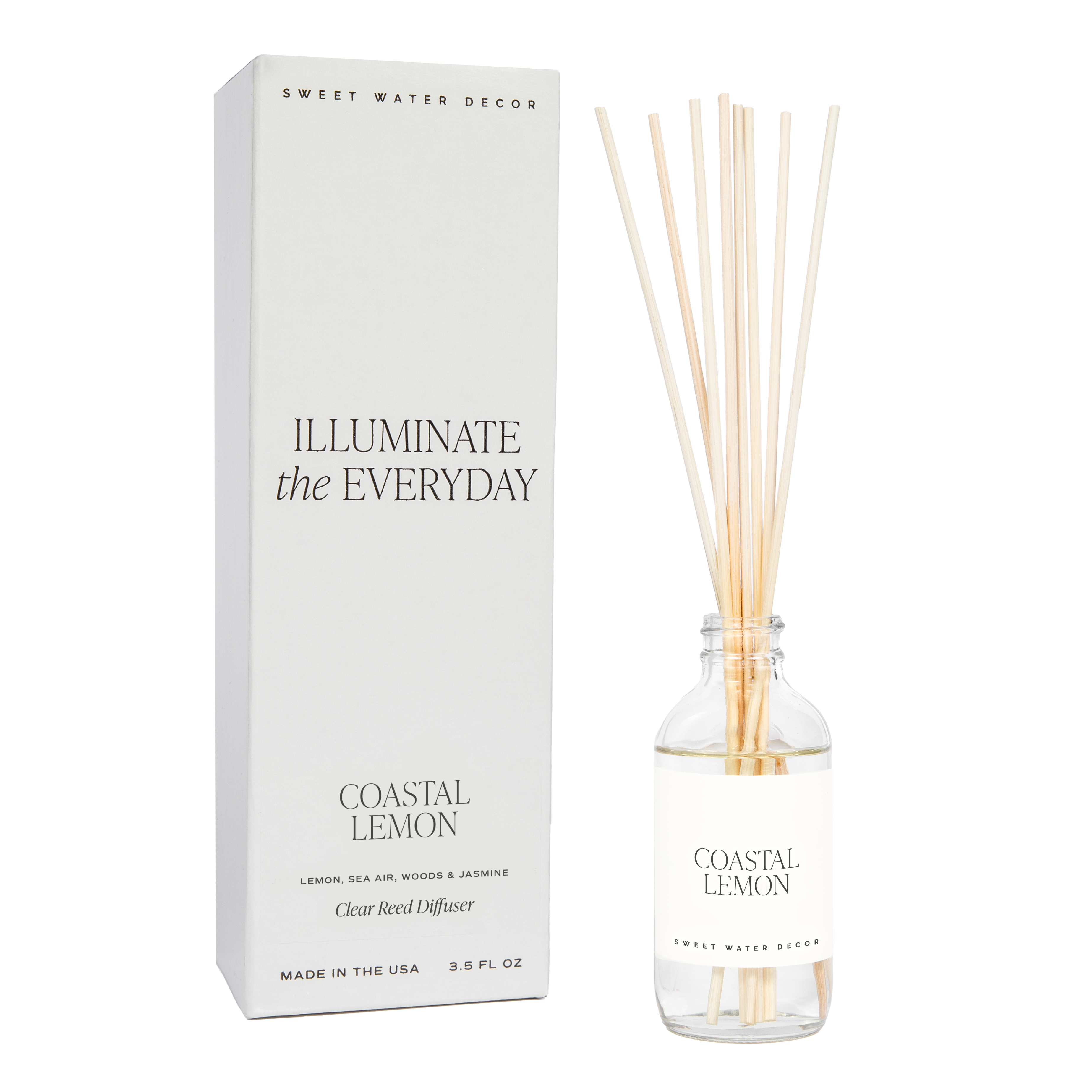 Coastal Lemon Reed Diffuser - Gifts & Home Decor