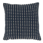 Geometric Glam Dashed Woven Throw Pillow