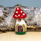 Rose Mushroom House Ornament