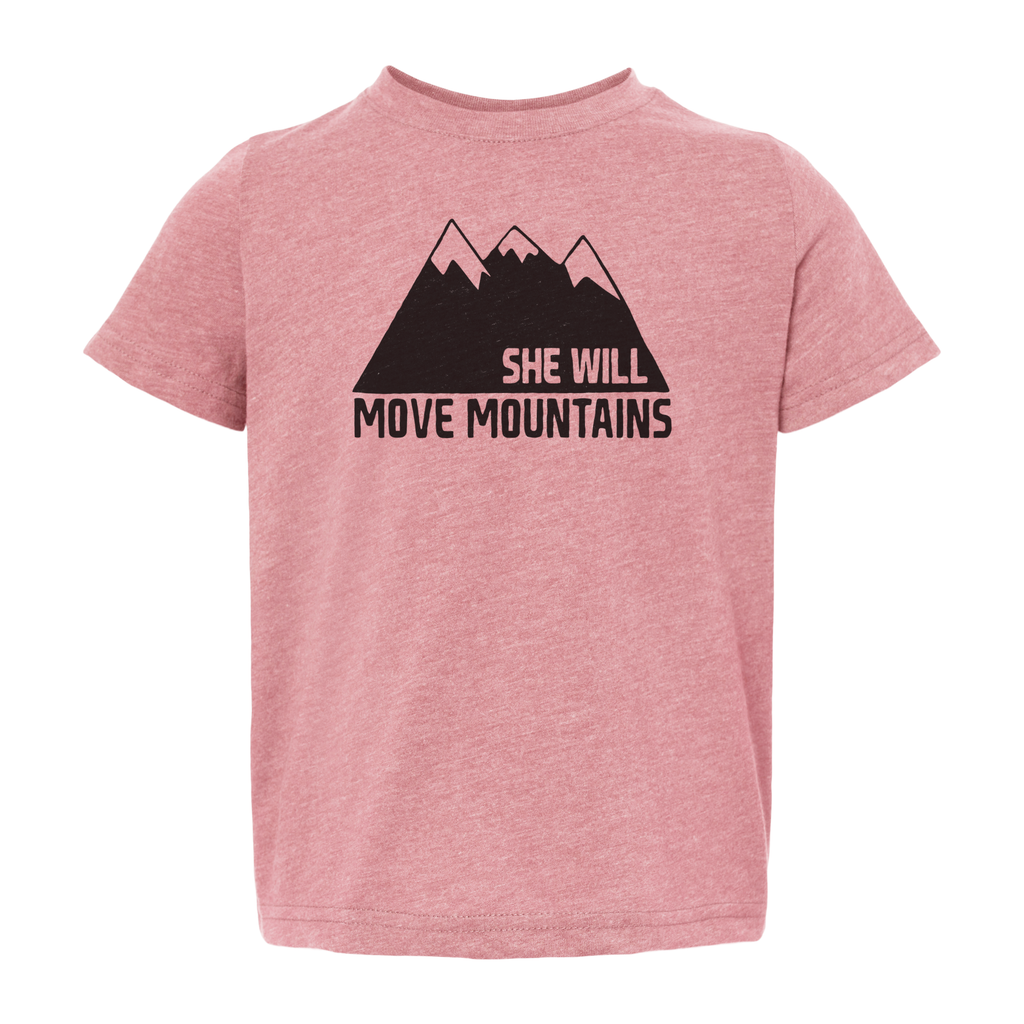 She Will Move Mountains Toddler Tee