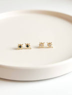 Compass Star Stud Earrings