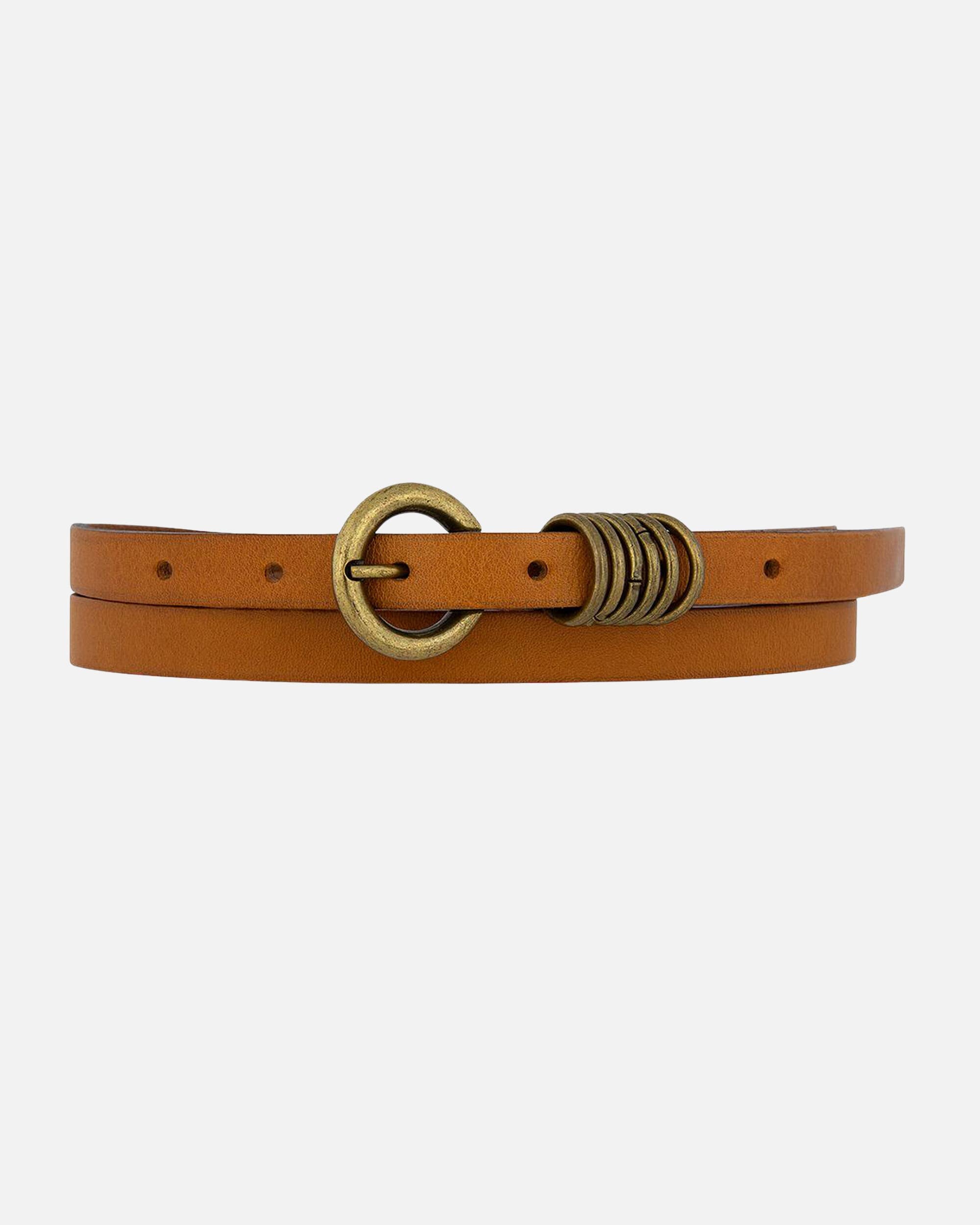 Alie Skinny Leather Belt