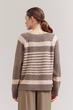 THICK THIN STRIPE SWEATER