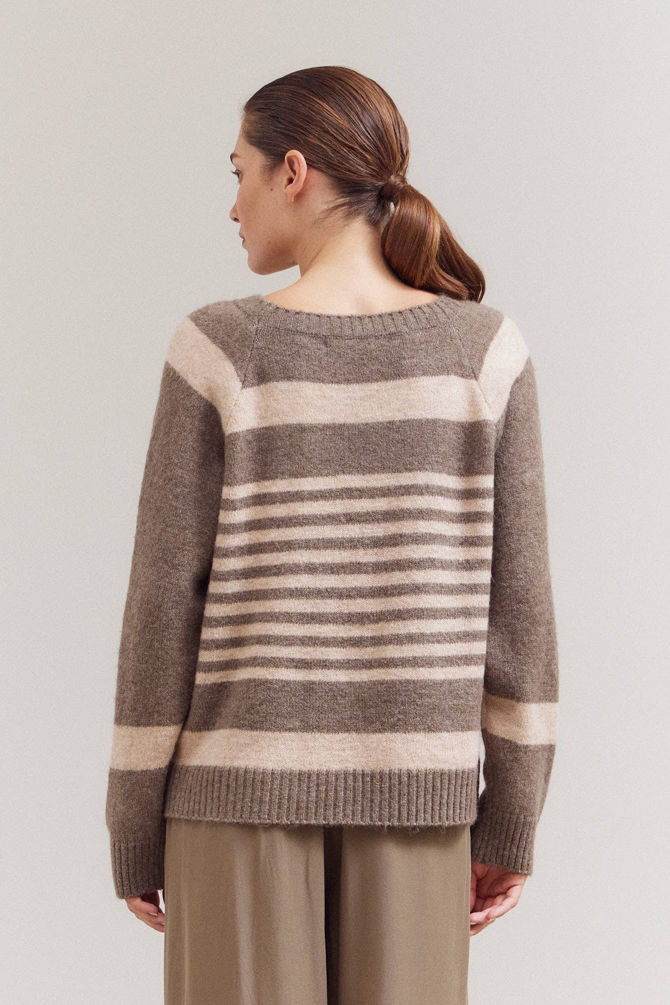 THICK THIN STRIPE SWEATER