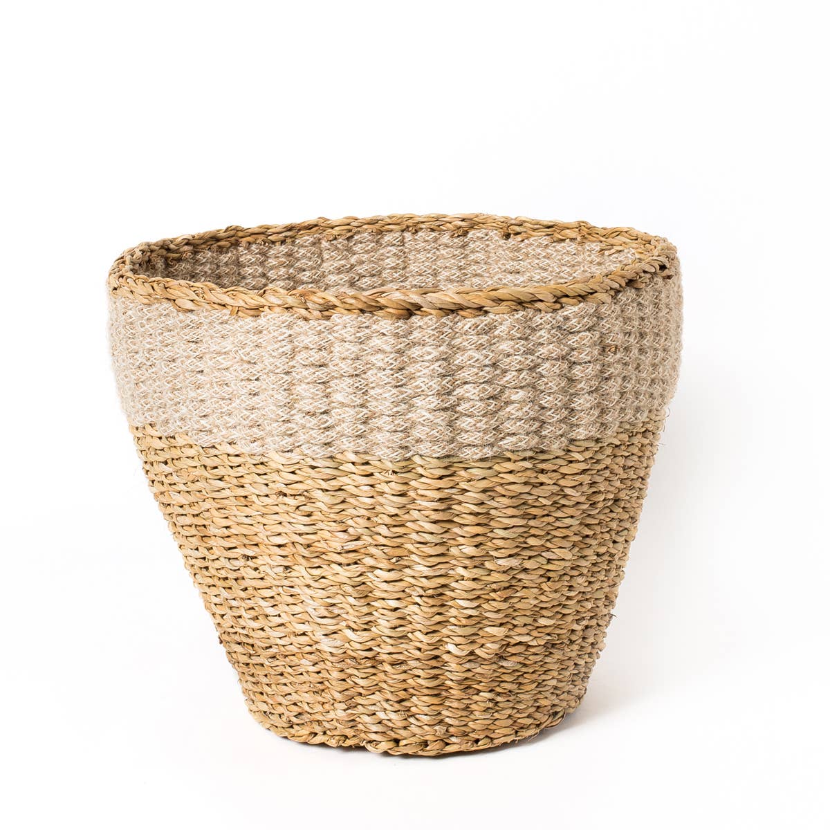 Handwoven Wicker Storage Basket • Savar Planter