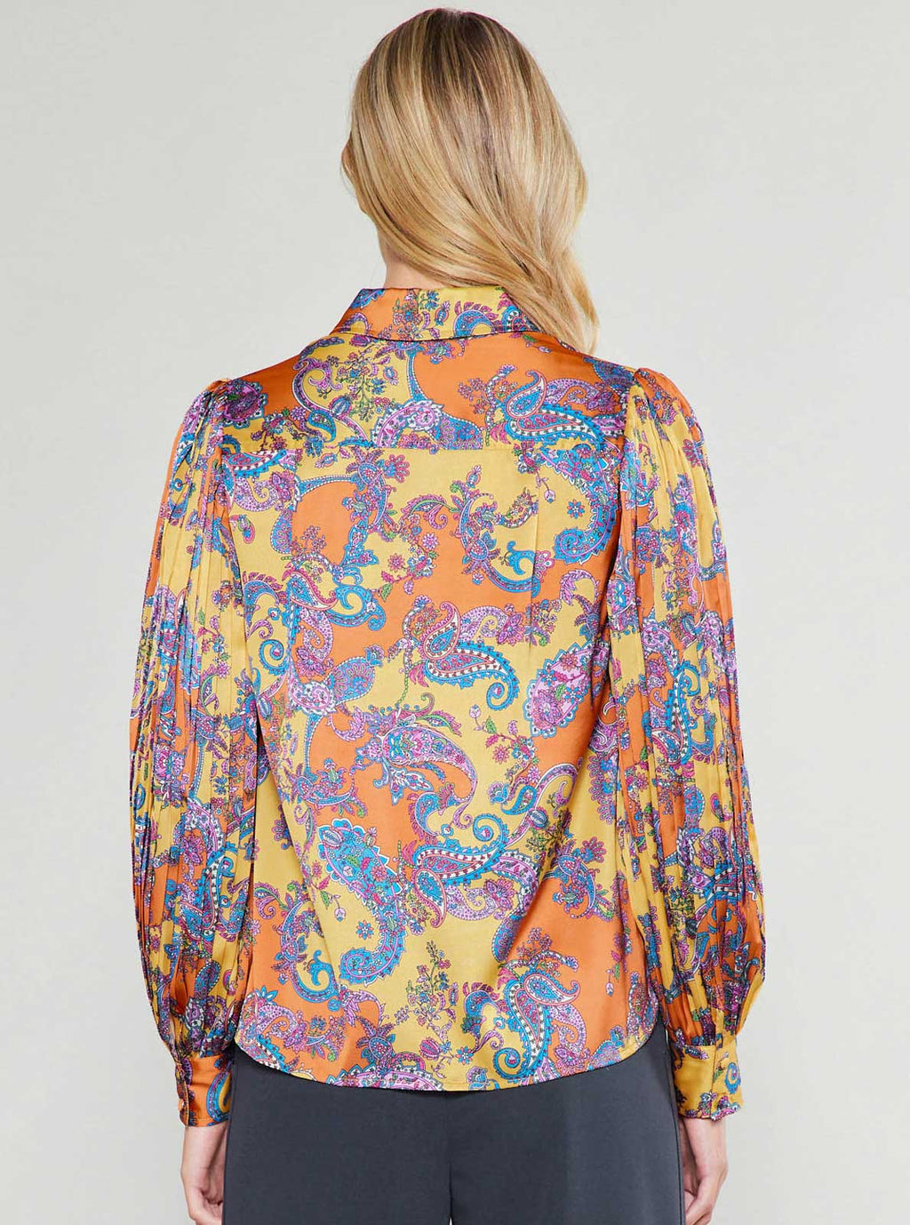 Paisley Printed Button Down Shirt