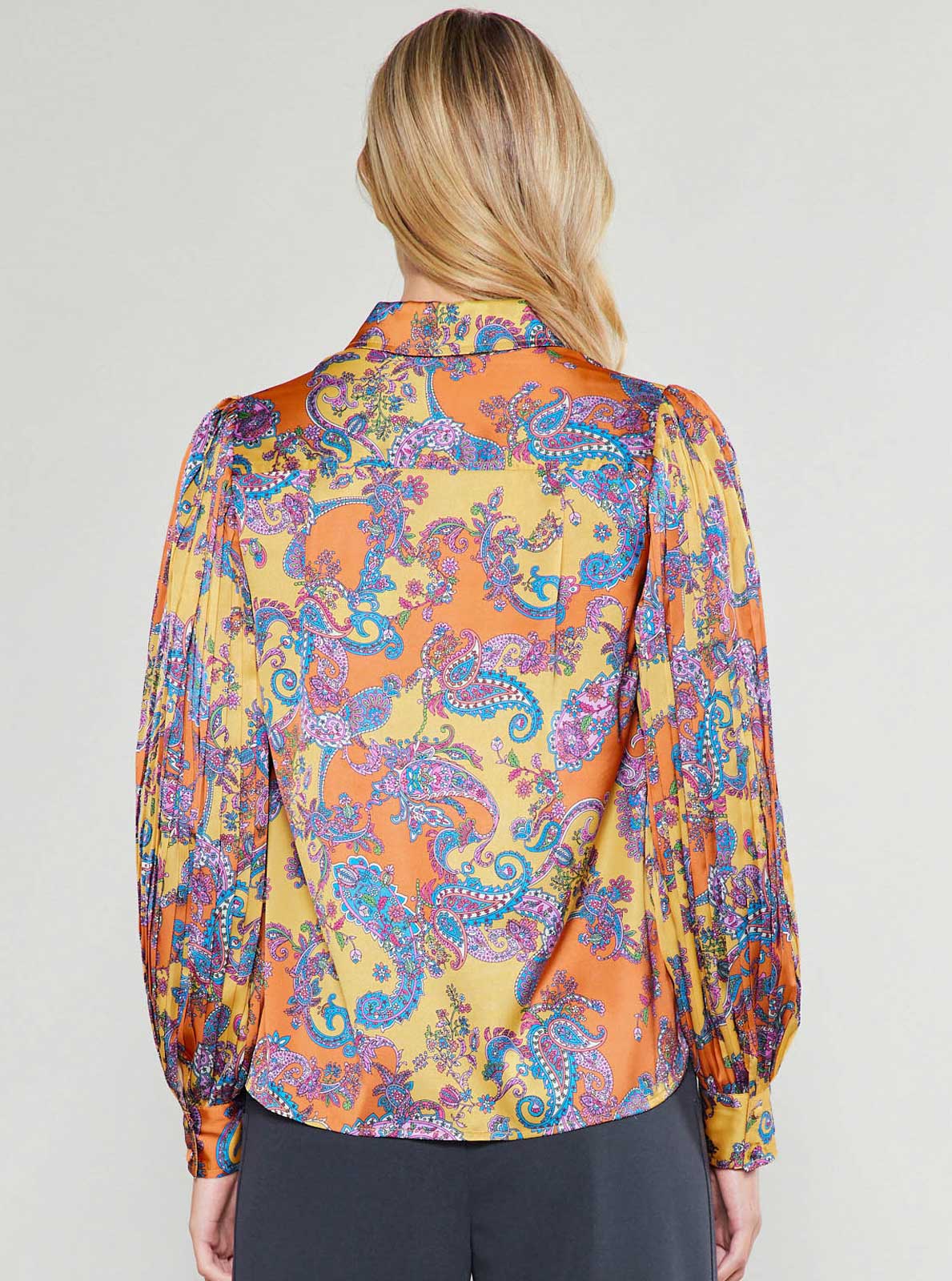 Paisley Printed Button Down Shirt