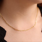 3x1 Alternated Paperclip Necklace