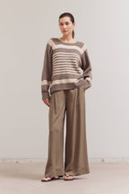 THICK THIN STRIPE SWEATER