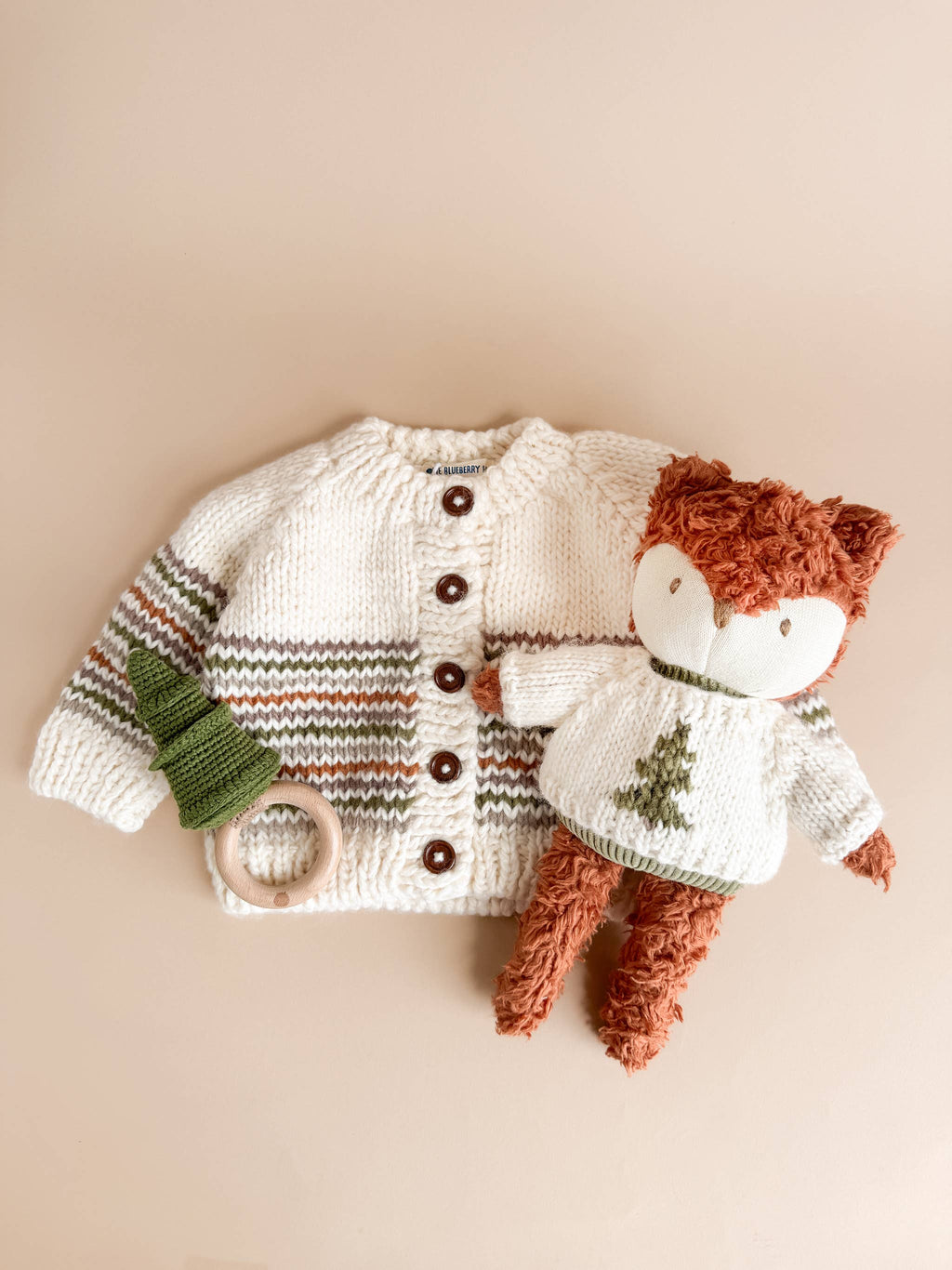 Woodland Stripe Cardigan Baby Kid Back to School Fall Winter