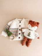 Woodland Stripe Cardigan Baby Kid Back to School Fall Winter
