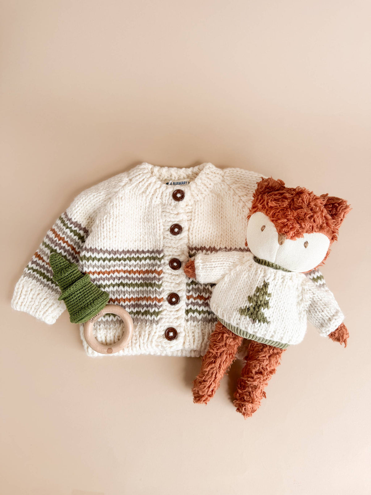 Woodland Stripe Cardigan Baby Kid Back to School Fall Winter