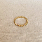 Beaded Band Ring