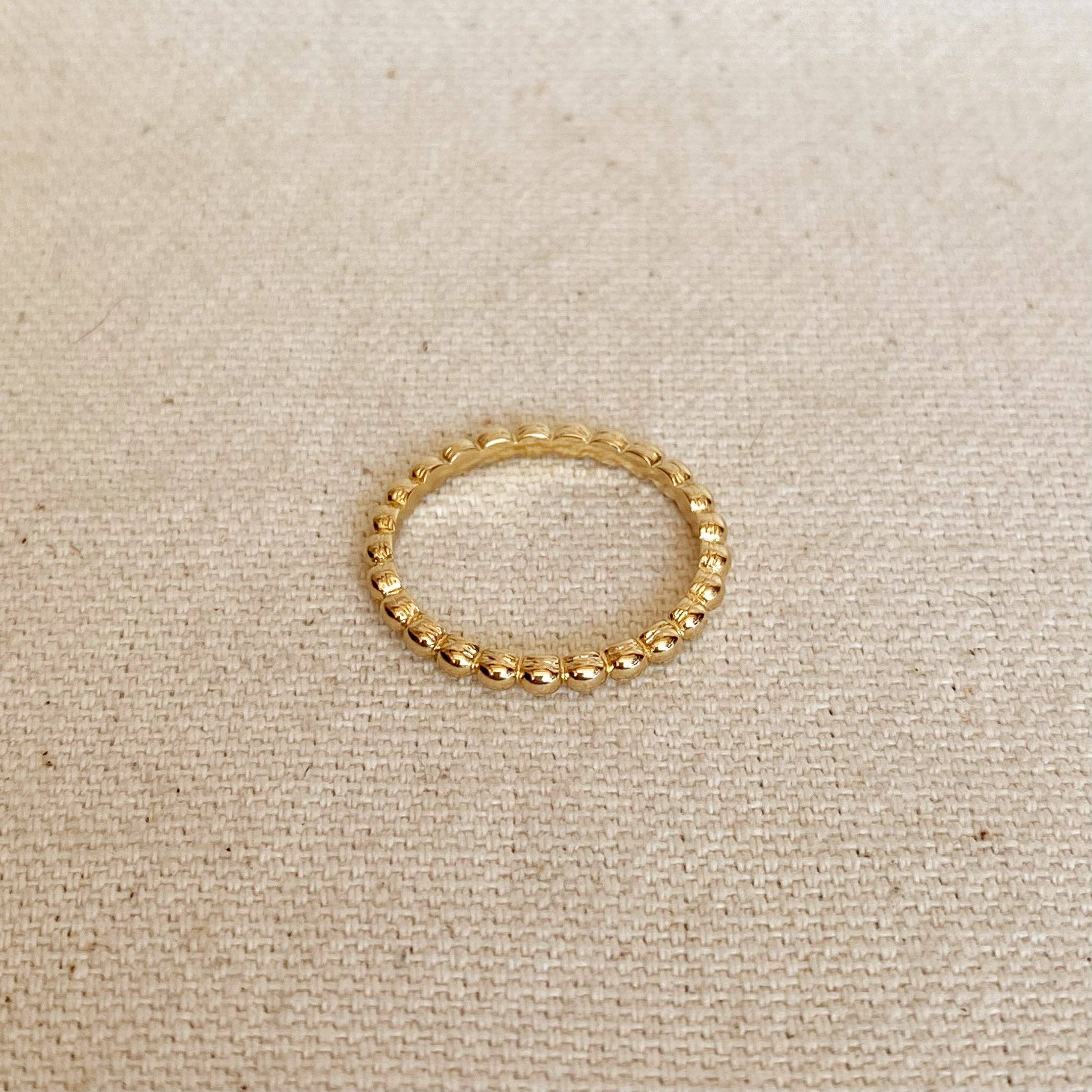 Beaded Band Ring