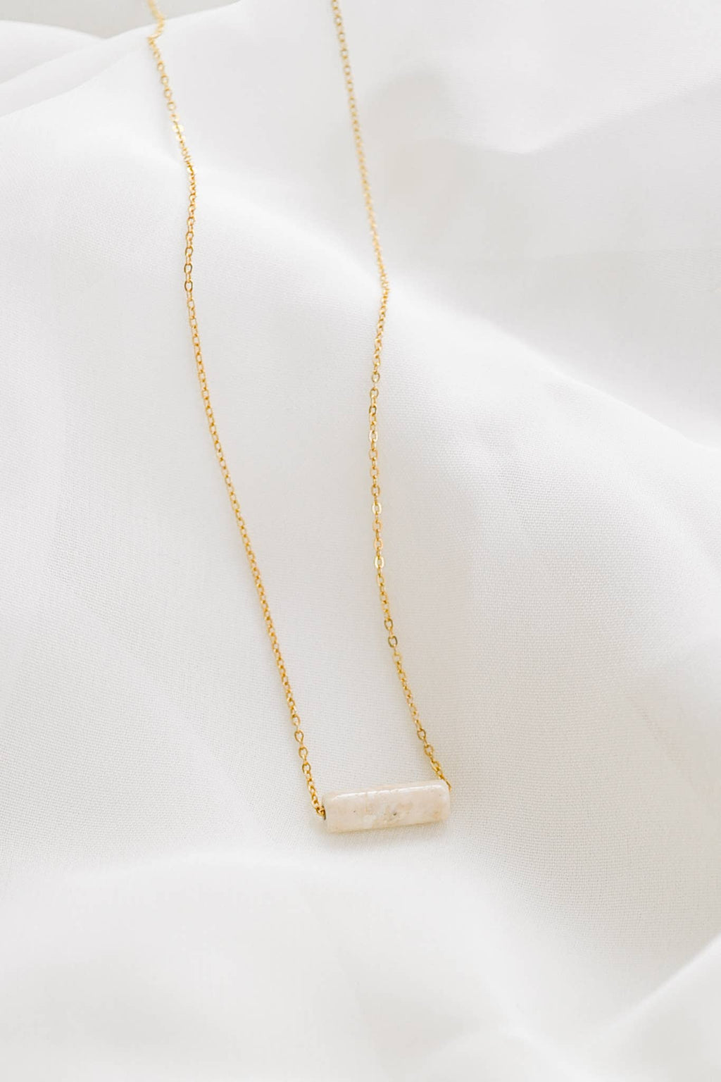 Riverstone Bead Necklace