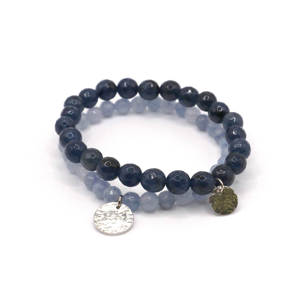 Stone Bracelets in Navy Blue