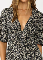 Floral Empire Waist Maxi Dress