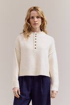 Half Button Down Sweater