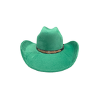 Vegan Suede Western Cowboy Hat
