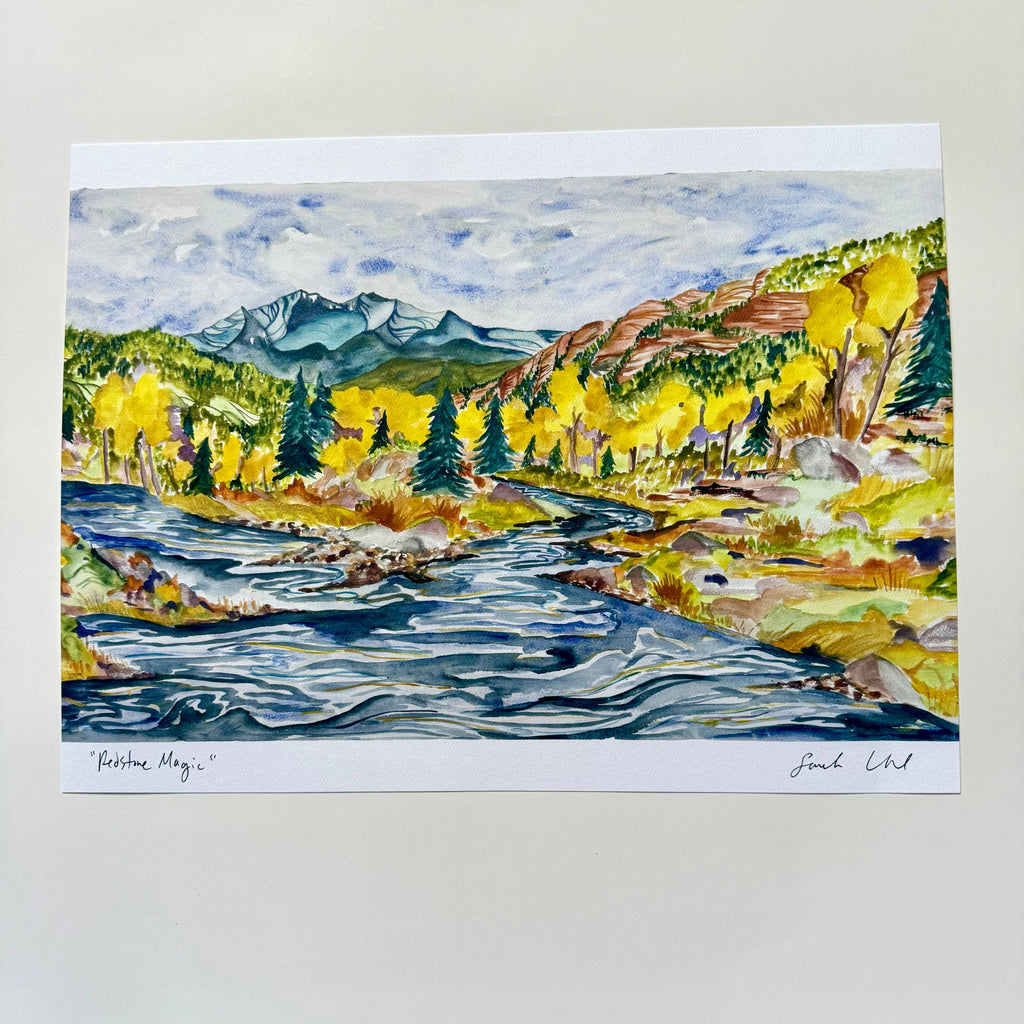 Mountain Art 12x16 print: Redstone Magic
