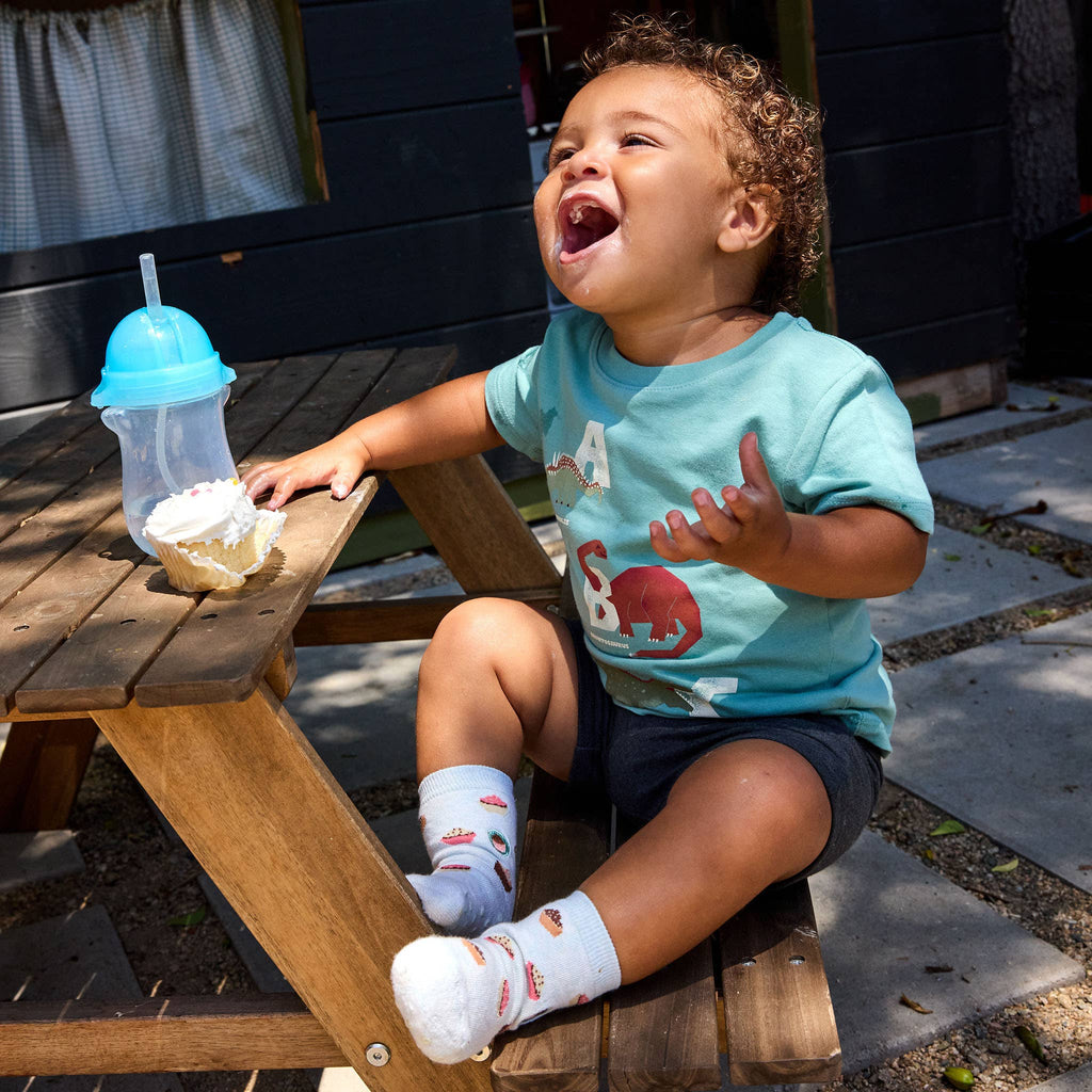 Kids Socks that Provide Meals (Blue Cupcakes)